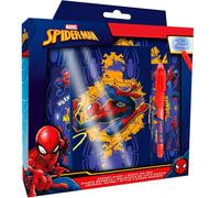 SPIDER-MAN Spider-Man Writing Set, Multi-Colour, Diary Set with Lock and Magic Pen