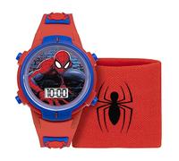 Spiderman Disney Marvel Red Digital Watch & Sweat Wristband Set SPD40012ARG