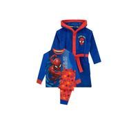 Spiderman Dressing Gown And Pyjamas Set Marvel Red 8-9 Years