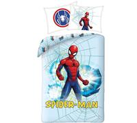 Spiderman Duvet Cover Set 140X200Cm Cotton Marvel Original