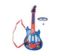 Spiderman Electric Guitar With Light Up Glasses One Colour