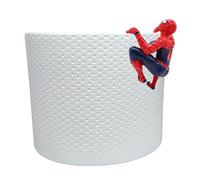 Spiderman Flower Pot Decoration Pendant 10 x 8 cm Plastic - Disney Pot Pendant Marvel Universe, Pot Buddy, Pot Hanger, Modern Decorative Style for Fans, Garden Decoration