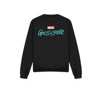 Spiderman Ghost Spider Classic Logo Sweatshirt, Black Marvel Black XXL