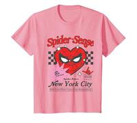 Spiderman Heart T-Shirt, Youth, Pink, Medium