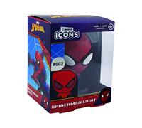 Spiderman Icon Light - Officially Licensed Disney Free Standing Desk Light, Gaming Room Decor and Merchandise for Boys and Girls, Nightlight Gift Accessory for Playroom and Bedroom, (10 cm)| Paladone