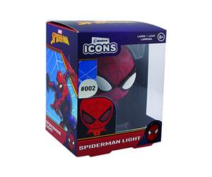 Spiderman Icon Light - Officially Licensed Disney Free Standing Desk Light, Gaming Room Decor and Merchandise for Boys and Girls, Nightlight Gift Accessory for Playroom and Bedroom, (10 cm)| Paladone