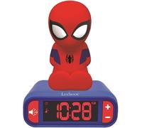 Lexibook RL800SP Kid's Spider-Man Night Light Radio Alarm Clock│Snooze