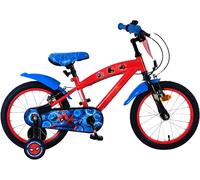 Spiderman Kids 16 inch Bike - Blue/Red with Two Hand Brakes for Great Adventures