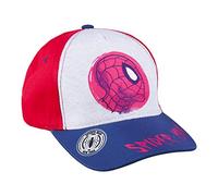 Spiderman Kids' Cap - Red - Suitable from 2 to 8 Years - Combines Cotton and Polyester - Children's Cap with Adjustable Back Velcro - Original Product Designed in Spain