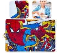Spiderman Kids Placemat, Fun Superhero Table Mat for Toddlers, Non-Slip and Reusable Dining Mat, Easy to Clean, Mealtime Placemat 41.5cm, Independent Eating Tableware
