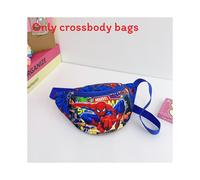 (SpiderMan) Kids Waist Nylon Pack With Cartoon Print Design For And Play School