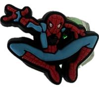 Spiderman LED Flashing Shoe Charm, Red and Blue Design with Multi-Colour Light Effects
