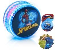 Spiderman Light Up Yoyo Toy for Kids - Marvel Character Yo-Yo for Beginners, Fun Fidget Spinner Yoyo, Stress Relief Toy, Party Bag Filler, Boys Gifts & Outdoor Play Toy