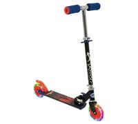 Spiderman M004009 Inline Scooter - Adjustable 74-80cm Handlebar, Folding, Anti-Slip Grip Tape, Rear Brake, Ready to Ride (Age 5+)