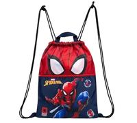 Spiderman Marvel Avengers Gym Bag, Swimming Bag, Gym Bag, Backpack, Shoe Bag, Sports Backpack, Various Designs with Extra Compartment, Red / blue, 45x35 cm, Casual