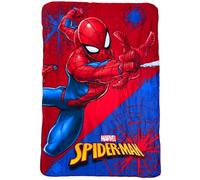 Spiderman Marvel Children's Blanket 100 x 140 cm Soft Fleece Blanket 100% Polyester 220 GSM Warm and Light Ideal for Children's Bedrooms or Sofa