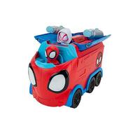 Spiderman Marvel'S Spidey And His Amazing Friends Web Spinning Hauler - 8-Inch 3-In-1 Transforming Vehicle One Colour