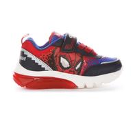 Geox Boy's J Ciberdron F Sneaker, Navy red, 13 UK Child