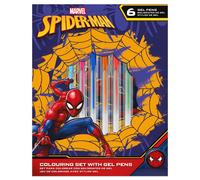 Spiderman Of Activities With Gel Boligraphs Notebook