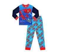 Spiderman Official Spider-Man Boys Marvel Pyjamas 2 to 7 Years (7-8 Years) Blue
