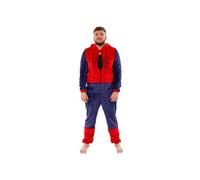 Marvel Onesies For Men | Mens Spiderman Onesie | Spiderman Costume Adult | X-Large Multicolor