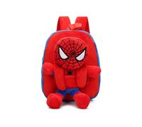 (SpiderMan) Plush Genderneutral Backpack For Toddlers Featuring Batman Designs
