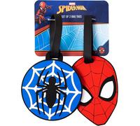 Spiderman Rubber LuggageTag 2Pc Set