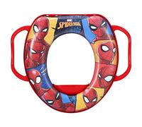 Spiderman Soft Padded Potty Toilet Training Seat with Handles for Toddlers Kids Children, Portable for Travel & Easy to Clean
