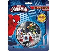 Spiderman Sticker Pod with 50 Shaped Puffy Stickers