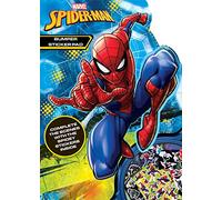Spiderman - Stickers - Marvel Bumper Sticker Pad - 24 Scenes + 4 Sticker Sheets - Amazing Ultimate Stationery Supplies - Marvel Gifts for Boys - Age 3+