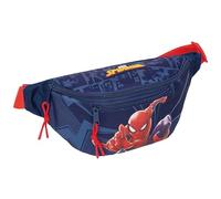 Spiderman - Waist Bag with External Pocket, Ideal for Youth and Children of Different Ages, Comfortable and Versatile, Quality and Resistance, 23 x 9 x 12 cm