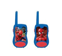 LEXIBOOK, Spider-Man, Walkie-Talkies 200m, Communication Game for Children, 2 Communication Channels, Belt Clip, Battery Operated, Blue, TW12SP