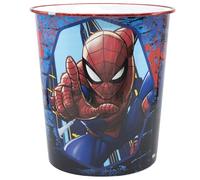 Spiderman Waste Bin Trash Can Paper Bin Kids Bedroom Playroom Office | Lightweight bin for paper, rubbish and recycling. Ideal for desks, bedrooms and playrooms.