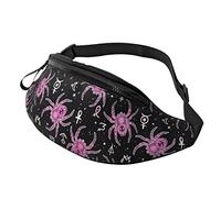 Spiders and Magical Symbols Large Fanny Pack for Men,Gifts for Sports Workout Travel Running Casual Waist Bag Pack Bag