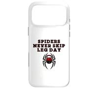 Spiders Never Skip Leg Day Kettlebell Workout Gym Squats Case for iPhone 17 Pro Max