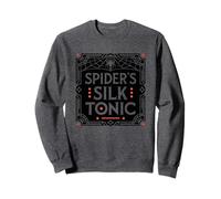 Spider's Silk Tonic Halloween Potion Label Sweatshirt