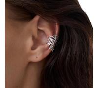 Spiders Web Ear Clip Not Piercing Earring Halloween Cuff Suitable For Youthful Women Seeking Fashion Versatility Not Pierced Halloween Accessories