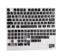 Spiders Web Themed Keycaps Set with Heat Sublimated Legends Comfortable Texture for 96/98 / 100/104 / 108 Daily Use Profile Keycaps