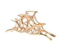 Spiderweb Cobweb Claw Hair Clip Metal Zinc Alloy Golden
