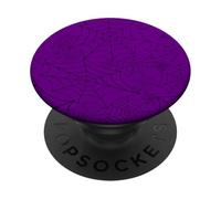 spiderweb halloween gothic spider web spooky tangled purple PopSockets Adhesive PopGrip