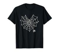 Spiderweb Love Spooky Design Glows With Fright Night T-Shirt