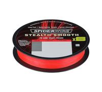 Spiderwire Stealth Smooth 8 New 2020, 8-ply braided cord with micro-coating, 150 m, 0.05mm - 0.39 mm, 5.4kg - 46.3kg, RED, 0,23mm - 23,6kg