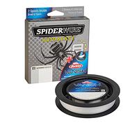 SpiderWire Ultracast Braid Vanish Fluorocarbon Dual Spool, 30lb Translucent Braid with 50lb Clear Fluoro Leader, 164yd | 150m