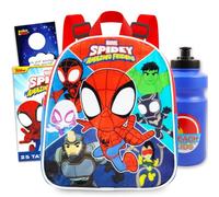 Spidey and Friends Mini Backpack for Kids Bundle - 11" w Adjustable Straps