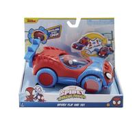 Spidey and Friends SNF0080 Flip & Jet Spider-Man Transforming Flip and Jet-Toys Featuring Your Friendly Neighbourhood Spideys, Multicoloured