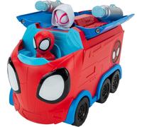 SPIDEY AND FRIENDS SNF0081 Web Spinning HAULER-8-Inch 3-in-1 Transforming Vehicl