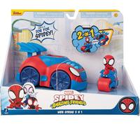 Spidey and Friends SNF0113 2 n 1 Strike Feature Vehicle-Launch Web Cycle-Must-Ha