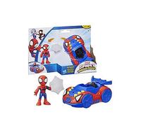 Marvel Spidey and His Amazing Friends Spidey Web Crawler Toy Car with 7.6-cm (3 Inch) Action Figure & Accessory, Super Hero Toys, Children Ages 3+