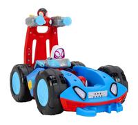 Spidey And His Amazing Friends Car - Flip and Reveal Cruiser With Web and Sounds