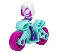 Spidey and His Amazing Friends Ghost Spider Figure 2.5"""" with Moto - F7262 - Hasbro